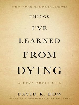 cover image of Things I've Learned from Dying